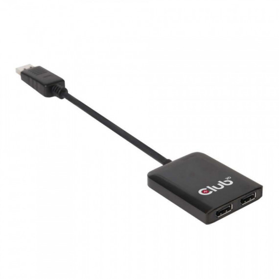 Hub Mst CLUB 3D Displayport 1.2 Dual Negro (CSV-6200)
