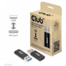Adaptador CLUB 3D Usb-a/m a Usb-c/h Negro (CAC-1525)