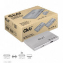 Docking Station CLUB 3D Thunderbolt 4 5EN1 Plata (CSV-1580)