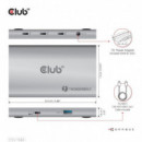 Docking Station CLUB 3D Thunderbolt 4 5EN1 Plata (CSV-1580)