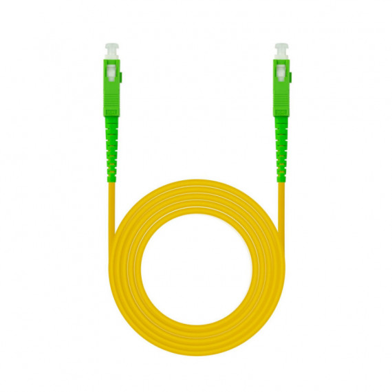 Cable de Fibra óptica Monomodo Sc/apc-sc/apc 3M Amarillo  NANOCABLE