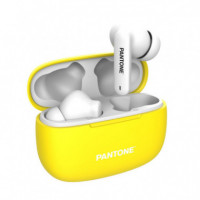 Auriculares PANTONE In-ear Bt Amarillos (PT-TWS008Y)