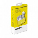 Auriculares PANTONE In-ear Bt Amarillos (PT-TWS008Y)