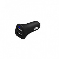 Cargador de Coche CELLY Universal 2XUSB-A 2.0 Negro (PCCC2USBBK) - Guanxe Atlantic Marketplace