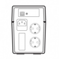 Sai RIELLO Netpower 2XSCHUKO USB Negra (NPW800DE)