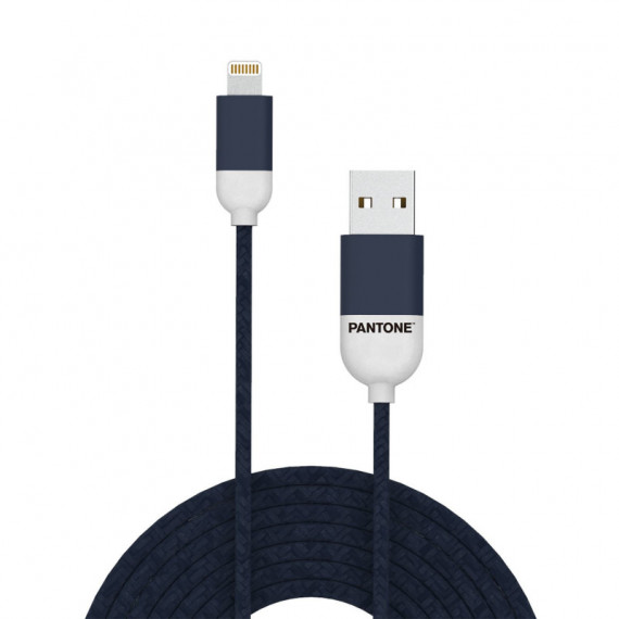 Cable PANTONE Usb-a/m a Lightning/m Azul Oscuro (PT-LCS001-5N)
