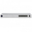 Switch Ubiquiti 16XRJ45 Gbe 2XSFP Poe 1U (USW-16-POE)  UBIQUITI NETWORKS