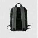 Mochila Fiat 500 15" Tela Negra/gris (BACKPACK500GR)