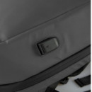 Mochila Fiat 500 15" Tela Negra/gris (BACKPACK500GR)