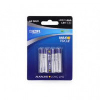 Pack 4 Pilas EDM Aaa Alcalinas LR03 1.5V - Guanxe Atlantic Marketplace
