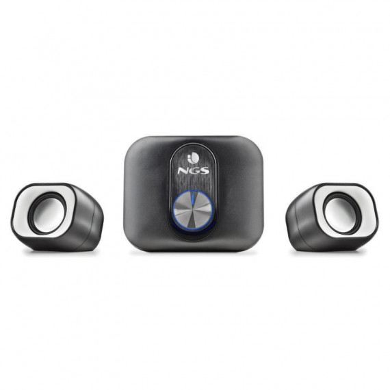 Mini Altavoces NGS 2.1 20W USB 3.5MM Negros (COMET2.1)