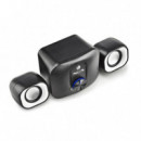 Mini Altavoces NGS 2.1 20W USB 3.5MM Negros (COMET2.1)