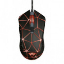 Ratón Gaming TRUST GXT133 Locx óptico USB Negro (22988)