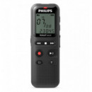 Grabadora de Voz PHILIPS Voicetracer 8KHZ Negro (DVT1160)