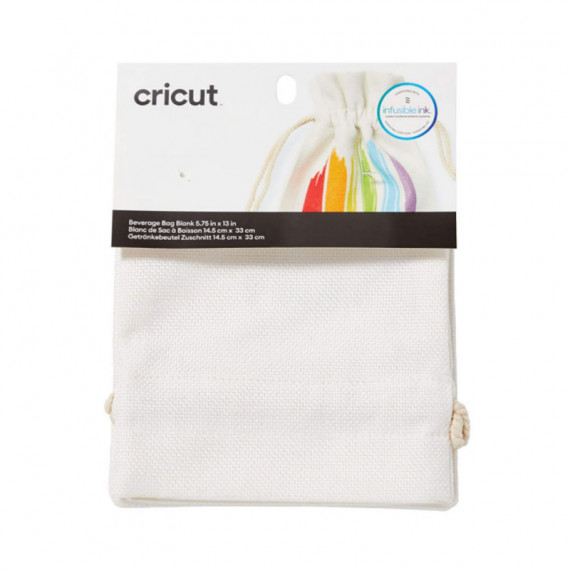 Bolsa para Vino CRICUT Personalizable Poliéster Blanca (CRC-2008212)