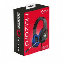 Auriculares con Micrófono SPARCO 3.5MM USB Negro/azul (spheadphonepro)