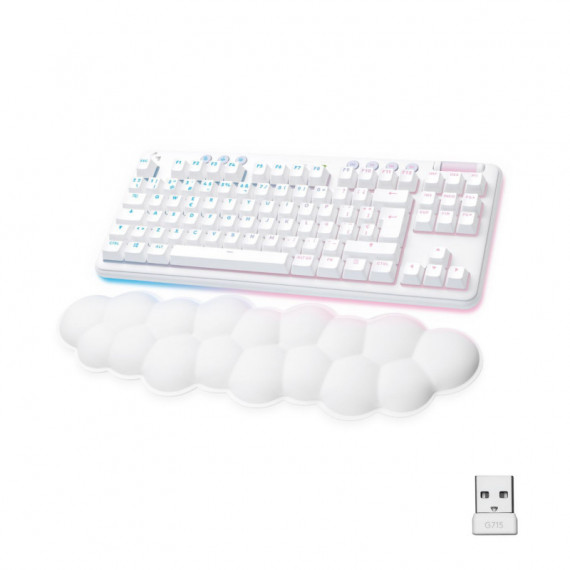 Teclado LOGITECH G715 Rf BLUETOOTH Blanco (920-010685)