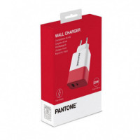 Cargador de Pared PANTONE 15W 1USB-A 1USB-C (PT-PDAC02R1)