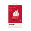 Cargador de Pared PANTONE 15W 1USB-A 1USB-C (PT-PDAC02R1)