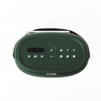Altavoz PURELINK Woodland USB Bt Radio Verde (251891)