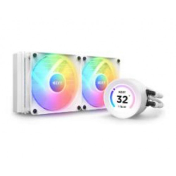 Refrigeración Líquida NZXT Kraken Elite Lcd Rgb Blanca (RL-KR24E-W1)
