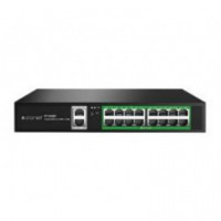 Switch STONET 16XRJ45 Gbe 2XSFP Poe Negro (P116GC)