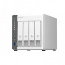 Nas QNAP A55 4GB Sata 4 Bahías Blanco (TS-433-4G)