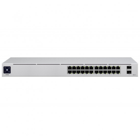 Switch Ubiquiti 24XRJ45 Gbe 2XSFP Rack Plata (USW-24)  UBIQUITI NETWORKS