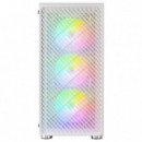 Caja MARS GAMING Argb ATX Matx Mini-itx Blanca (mcfw)