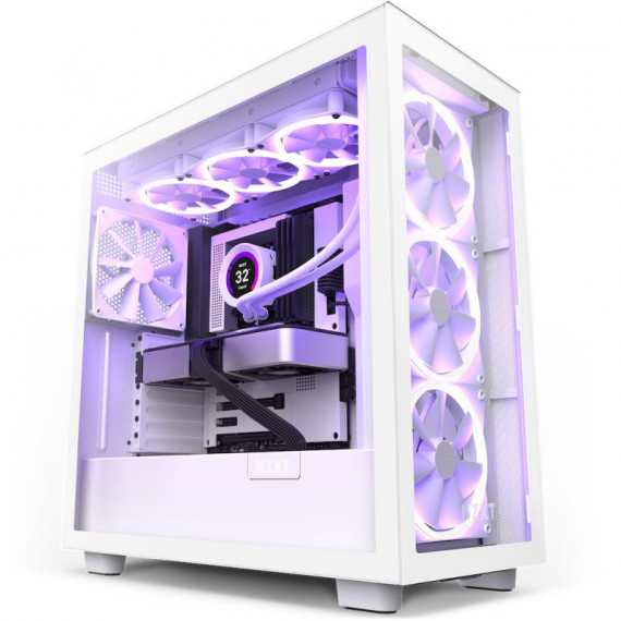 NZXT H7 Elite Rgb ATX Matx Blanca (CM-H71EW-02)