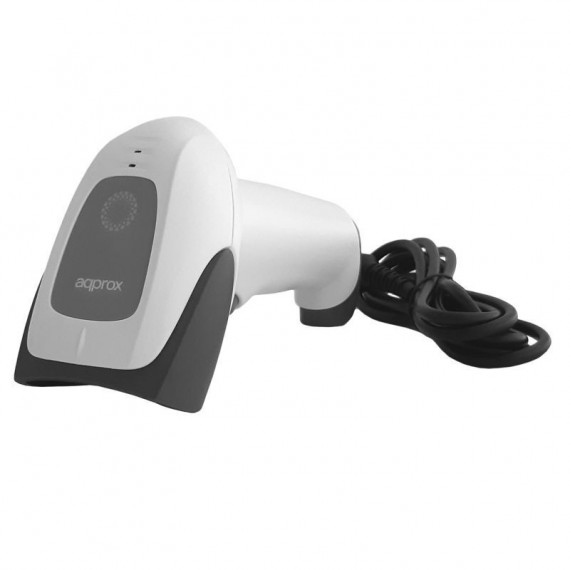 Lector APPROX Código de Barras 1D/2D USB Blanco (APPLS22WH)