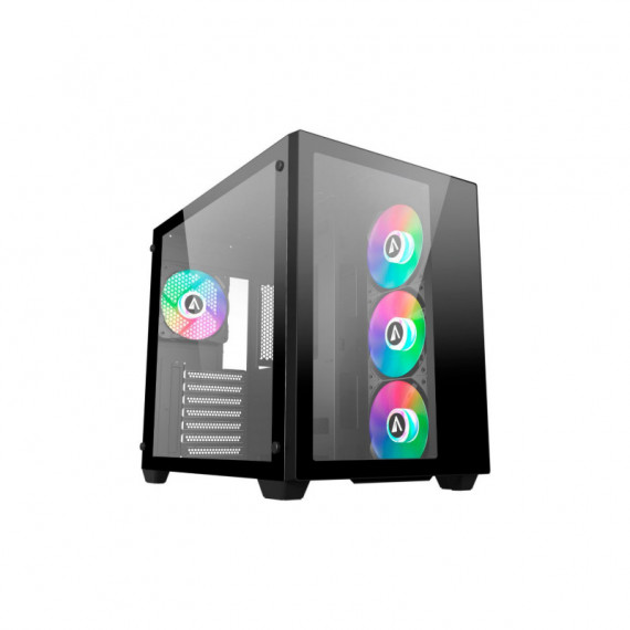 Caja Abysm Danube Sava 285 BX203 ATX Negra (AB128512)  ABYSM GAMING