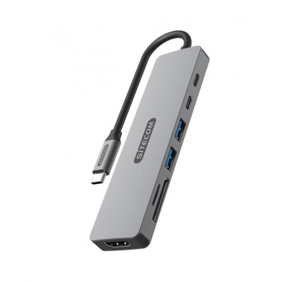 Docking Station SITECOM 7EN1 Usb-c a Hdmi/usb-a/c/sd (CN-5504)
