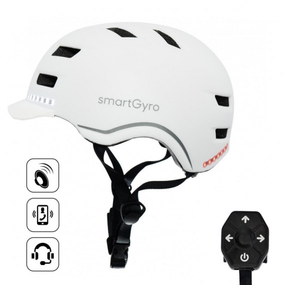 Casco SMARTGYRO Helmet Pro Tamaño L Blanco (SG27-254)
