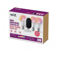 Kit Vigilancia WIZ Cámara Ip + 3 Bombillas (929003317801)