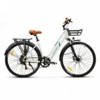 Bicicleta Eléctrica SMARTGYRO Sunset Blanca (SG27-385) - Guanxe Atlantic Marketplace