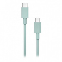 Cable NUBBEH Borealis Usb-c/usb-c Turquesa (nbcablcct)