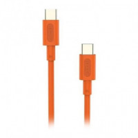 Cable NUBBEH Elisium Usb-c/usb-c Naranja (NBTCABLCCO1)