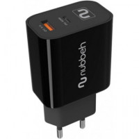 Cargador de Pared NUBBEH 1XUSB-C 30W Negro (nbwallchb)