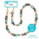Cadena Zanaé Karma Tierra Azul 130CM Multicolor (18330)  ZANAE