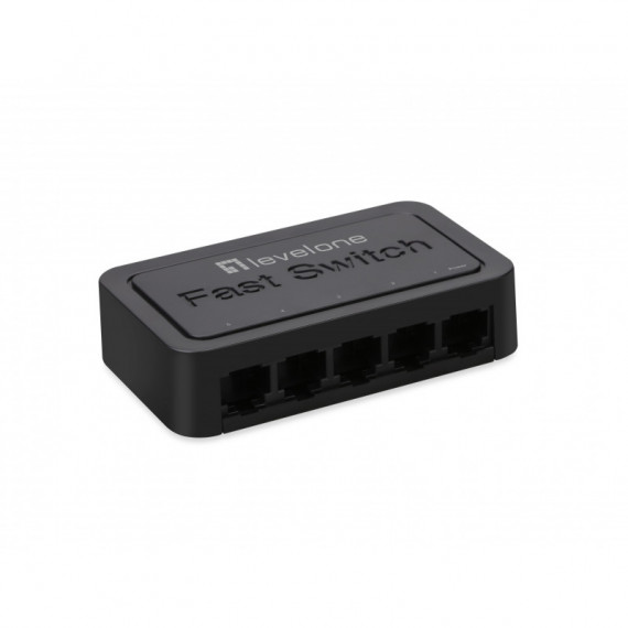 Switch LEVELONE 5XRJ45 10/100 Negro (FEU-0512)