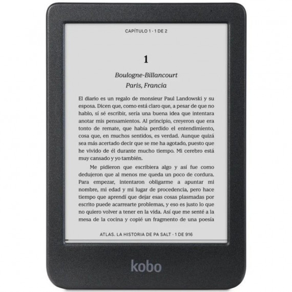 Ebook KOBO Clara Bw 6" 16GB Wifi Negro (N365-KU-BK-K-EP)