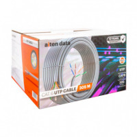 Cable de Red AITEN DATA CAT6 Utp 305M Gris (AI80.06.305)