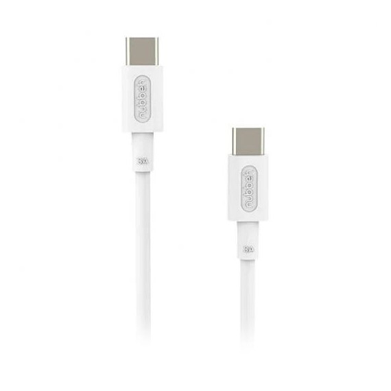 Cable NUBBEH Elisium Usb-c/usb-c 1M Blanco (NBTCABLCCW1)
