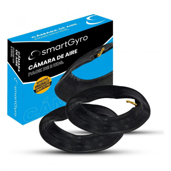 Cámara de Aire SMARTGYRO Válvula Torcida 2 Unidades (PP27-061)