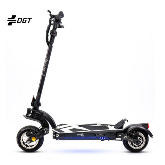 Patinete SMARTGYRO Raptor 10" 1000W Dgt Verde (SG27-430)