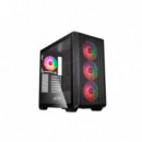 Caja Abysm Danube Kamp BX300 ATX Matx Negra (AB123012)  ABYSM GAMING