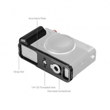 SMALLRIG L-plate para Fujifilm X-E5 con Empu&ntilde;adura