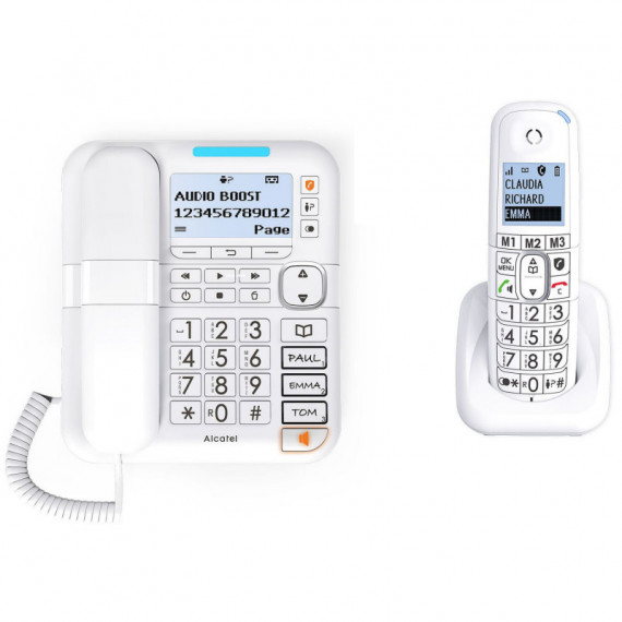 Teléfono Fijo/inalámbrico ALCATEL XL785 Blanco (ATL1423303)