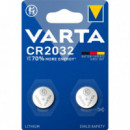 Pilas VARTA Lithium Coin CR2032 Blister 2